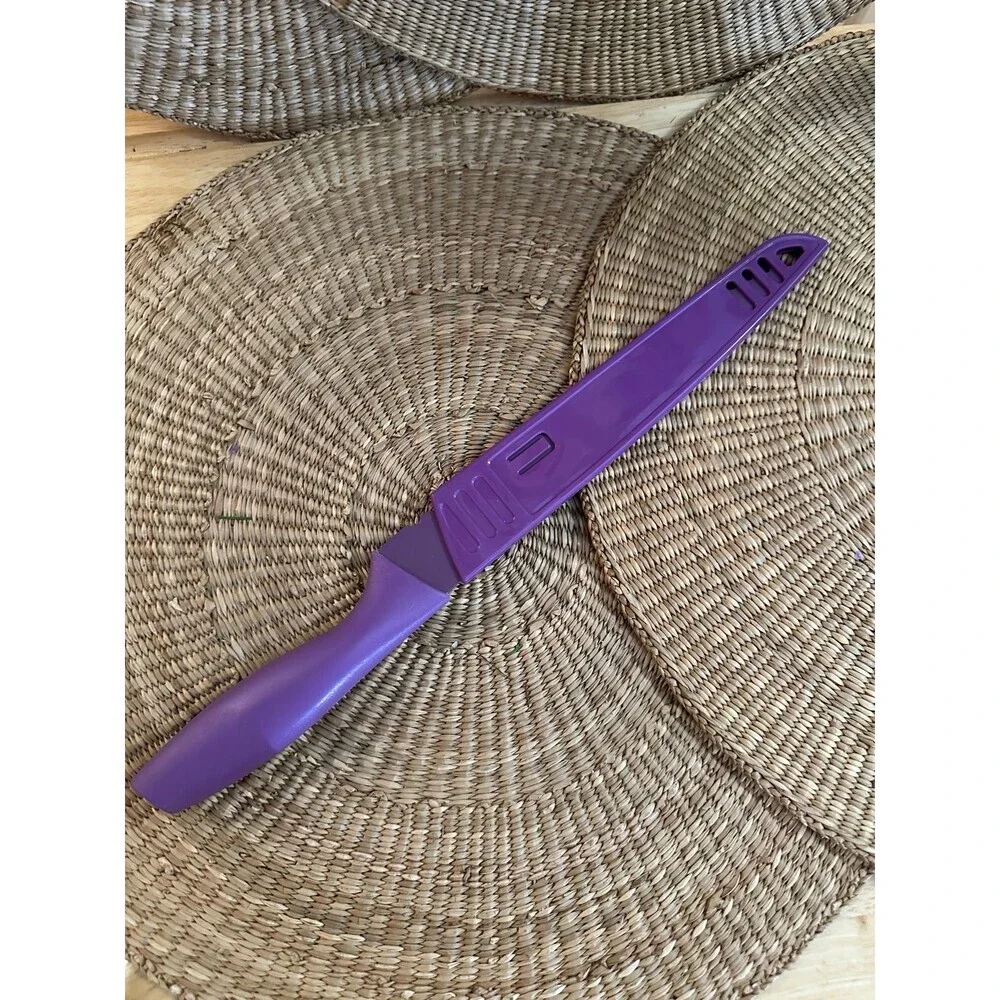 Large purple kitchen knife